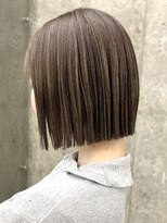 ノード(NODE)&nbsp;栄黒髪垢抜け丸みシルエットボブヘア