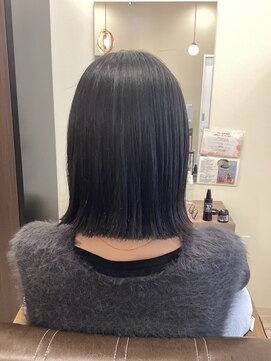 フランヘア 新宮店(Flan hair) ぱつんと結べるボブ