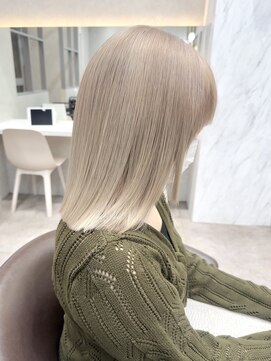 ロンド レア 天神大名店(Lond Le’a) 黒髪カタログ/オリーブグレー/ココアベージュ/小顔に見せるヘア