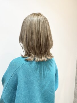ロビン 反町横浜店(robin) ダブルカラー★キャラメルベージュ×くびれヘア反町美容室