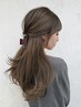 ＊星華限定＊《伸ばしてる方におすすめ》前髪＋顔周りカット＋カラー