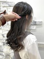 アルファ 松戸(alpha)&nbsp;大人ガーリー/ダークアッシュ/似合わせカット/ミディアムレイヤ