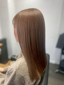 ベル バイ マグ 諏訪店(belle by Mag) 韓国風◎冬の大人可愛い艶髪ミルクティーグレ