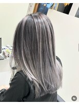 ワク 岡崎店(waku)&nbsp;バレイヤージュ×シルバー