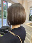 あごライン内巻きボブ梅ヶ丘ショートがうまい美容院