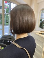 アミュレ ヘア サロン(Amule hair salon)&nbsp;あごライン内巻きボブ梅ヶ丘ショートがうまい美容院