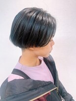 シエ バイ ケンジ 湘南台(sie by KENJE) ダークパープル/ナチュラルショート/夏のヘアアレンジ/湘南台