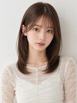 イロウ 天神大名店(IROW) ミルクブラウン 透明感カラー レイヤーカット 髪質改善 20代
