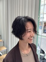 オーク ナチュリ(OAK×NACHUL)&nbsp;クセ毛風パーマ/ショートボブ/子育てママ/小顔ヘア