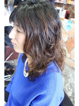 オーバーキャプテンネイキッド(OVER CAPTAIN NAKED) ハリウッドAirwaveセミディ×立体カラー