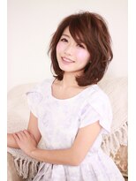 バグズ ヘアデザイン 桔梗が丘店(Baguz HAIR DESIGN)&nbsp;ロマンスフェミニン小顔の似合わせひし形ボブ