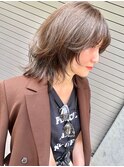 マッシュウルフテラコッタくすみブルー大人かわいいミニウルフ