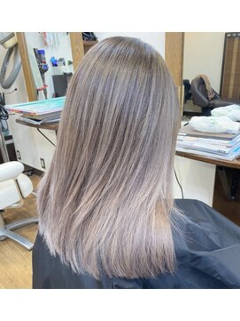 アンプヘアー(imp HAIR) 2ブリーチバレイヤージュホワイトラベンダー