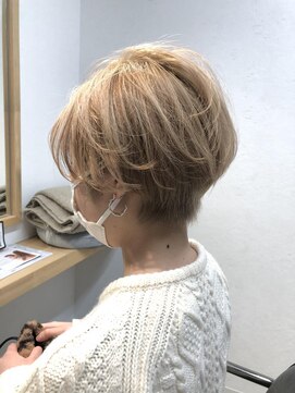 ニア 清澄白河(nir) 〈清澄白河 半個室〉ハンサムショート/ホワイトベージュ