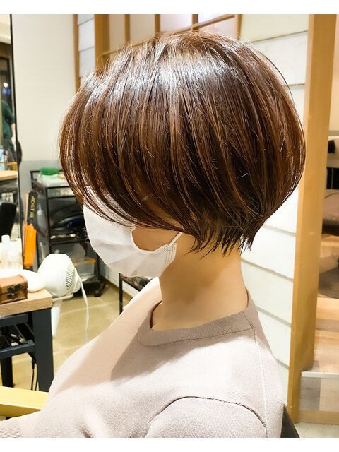 La bonheur hair reve☆加々美賢育☆美シルエット丸みショート