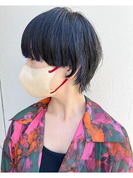 ラトリエコンタン(L´atelier Content) ハンサムマッシュ×モードなバングカラー