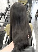 #黒髪#小顔#クラゲヘアー#オリーブグレー#ココアベージュ#美髪