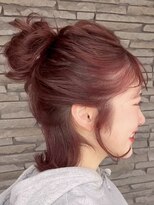 ハイバレーヘアーメゾン(HIGH VALLEY HAIRMAISON)&nbsp;タッセルボブ　ピンク　ラベンダー　ショートボブ　外ハネボブ