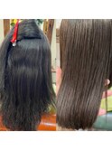 髪質改善ストレート