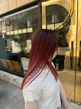 ロジッタ(ROJITHA) 【ROJITHA表参道原宿】ピンクブラウン×艶ストレート