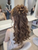 ヘアセットサロン ミント(Hair set salon MINT)&nbsp;ルーズハーフアップ