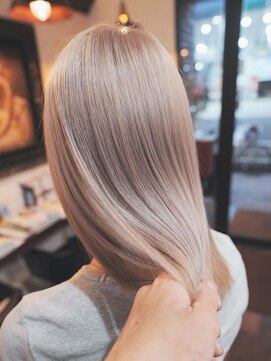 ボアップ(boappu) #髪質改善#トリートメント#ホワイトベージュ