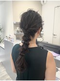 編みおろし hair arrange