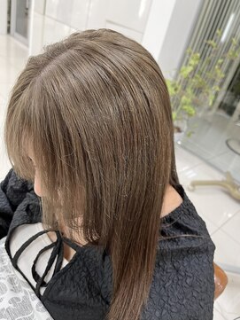 フォルテ 中田店 【ブリーチあり】ミルクティーベージュ