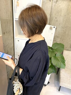 エクレ(eclet) ★美シルエット 前下がりショートボブ◎stylist Nao