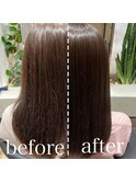 酸性ストレート/縮毛矯正/髪質改善