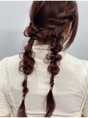 ツインヘアアレンジ
