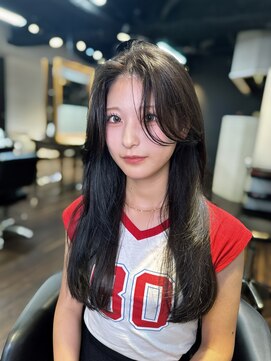 シェノン 心斎橋(CHAINON) ワンホンヘア/レイヤーカット/グレージュ