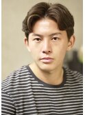 ニュアンスパーマ ダークアッシュ 韓国マッシュ