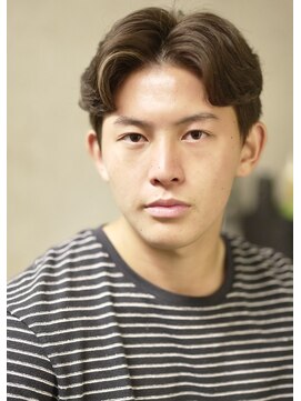 にもう ニュアンスパーマ ダークアッシュ 韓国マッシュ