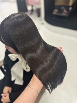 ハピネス 梅田茶屋町店(HAPPINESS) 韓国ボブ/髪質改善/顔まわり/ブリーチなし/グレージュ