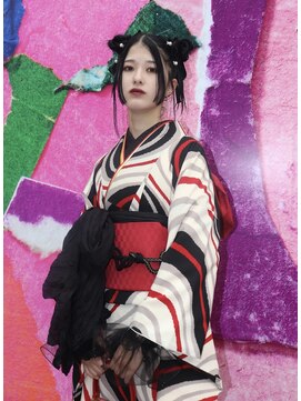 ヘアサークルジープ 千舟町店(hair circle geep) 振袖スタイル