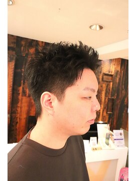 カズ 中津店(KAZU) パーマ無しスパイキーショート
