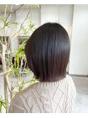 切りっぱなしボブ
