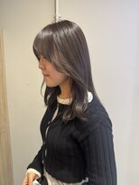 ローレンジウ(LOREN JU)&nbsp;透明感髪質改善ベージュダブルカラーミルクティーグレージュ