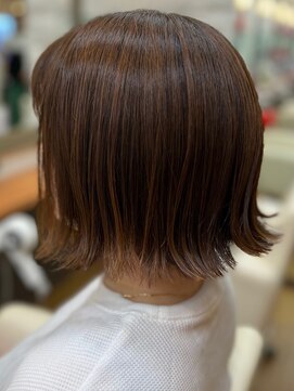 ヘアーメイク ツインズ(Hair Make TWINS) ハイライト×外ハネボブ