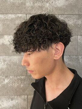 ニアウ 伊勢崎連取店(Niau) メンズマッシュ波巻きスパイラルパーマメンズパーマ