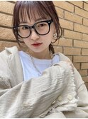 kico☆20代30代×グレージュカラー×シースルーバンク