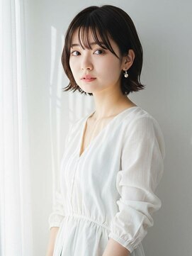 ザボヘアーデザイン(ZABO hair design) 丸みショートボブ【太宰府市通古賀】