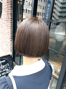 オーガニック アトリエ 大宮(organic+atelier) 夏カラー白髪ぼかしハイライト×小顔カット◎40代50代艶髪