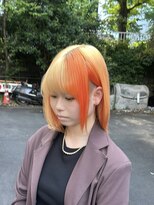 ウィルゴ 原宿(VIRGO)&nbsp;抜きっぱなしブロンドオレンジベージュオレンジベージュポイント