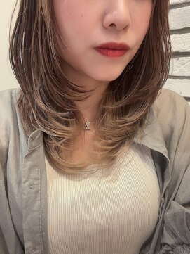 トゥルース 千葉店(TRUTH) レイヤーカット×グラデーションカラー