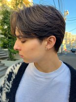 リークフー(Ree cu fuu)&nbsp;メンズヘア！韓国フェザーパーマ　シースルーマッシュ