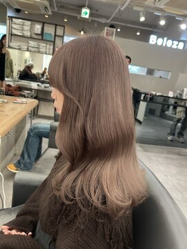 ベレーザ 渋谷(BELEZA) 17130ココアブラウンオリーブカラーミルクティーレイヤーカット