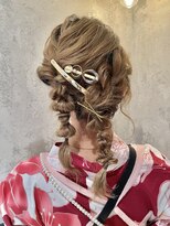 シャルムバイケンジ(Charm.by KENJE)&nbsp;【TANAKA】結婚式/銀座/ヘアセット/アレンジ/卒業式/カチモリ