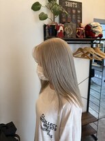 シールドヘアー 沖縄 新都心(C'LD Hair) ホワイトミルクティー/那覇美容室/新都心美容室